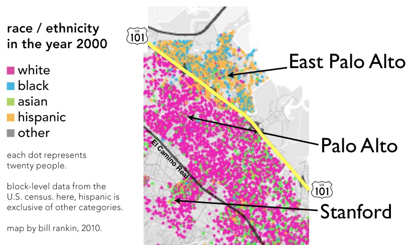 Silicon Valley's Racial Divide: Palo Alto vs. East Palo Alto (Source)